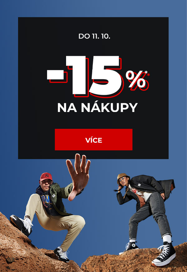 Stáhněte si obrázek. Nyní získáte navíc až -20 % na streetwear>>