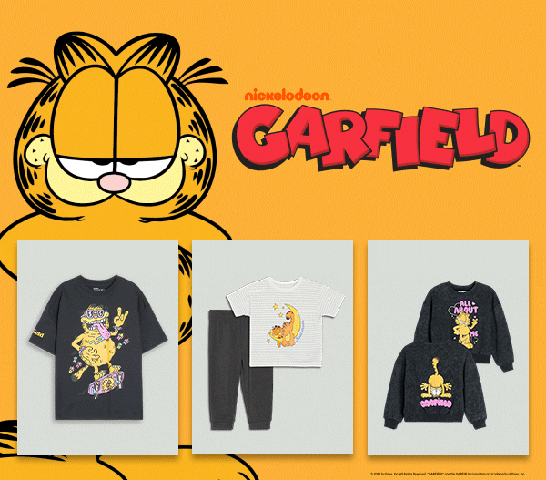 Odkryj nową kolekcję Garfield, wprost idealną do rodzinnego chillowania!