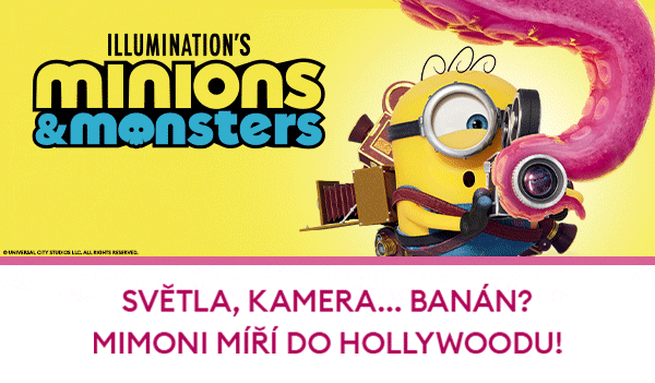 Světla, kamera... banán? Mimoni míří do Hollywoodu!