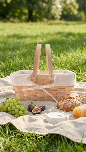 Piknikové koše, deky a termotašky
