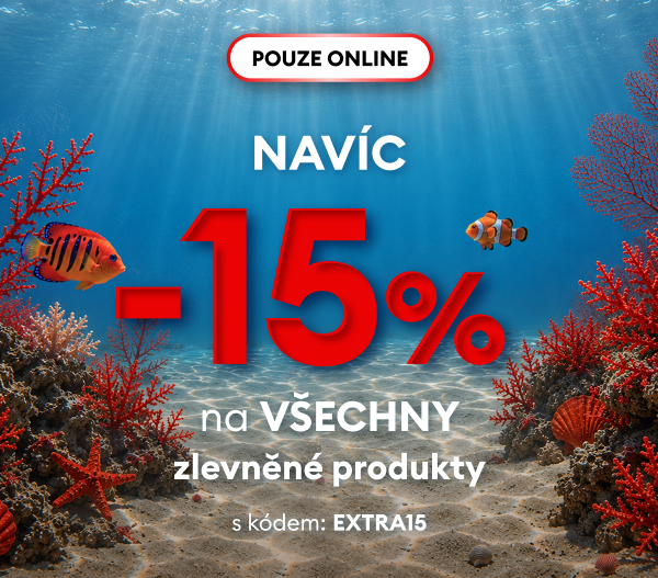Použijte kód EXTRA15