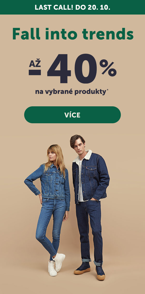 Fall into trends! Stáhněte si obrázek a využijte ze slev na značkové produkty.