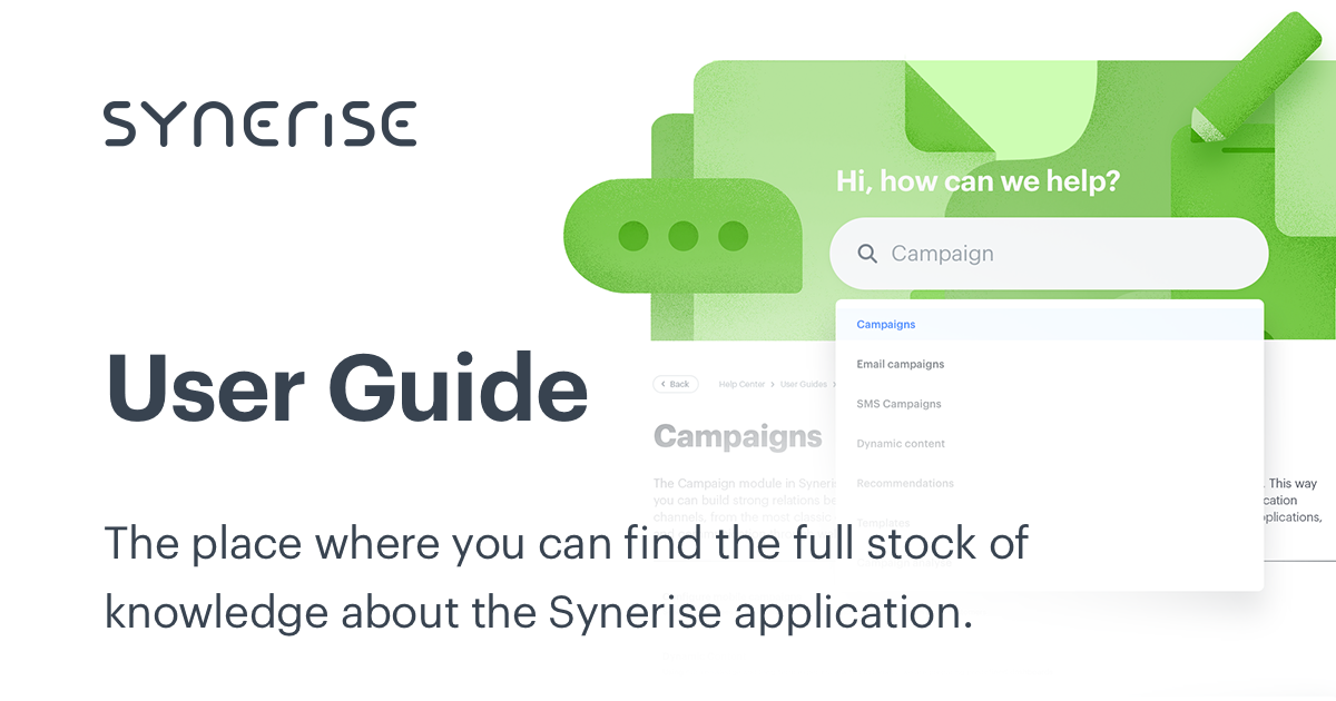 Synerise API documentation